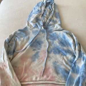 Tye Dye Cropped Hoodie